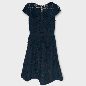 J.Crew Collection Black Garden Eyelet Dress Size 2